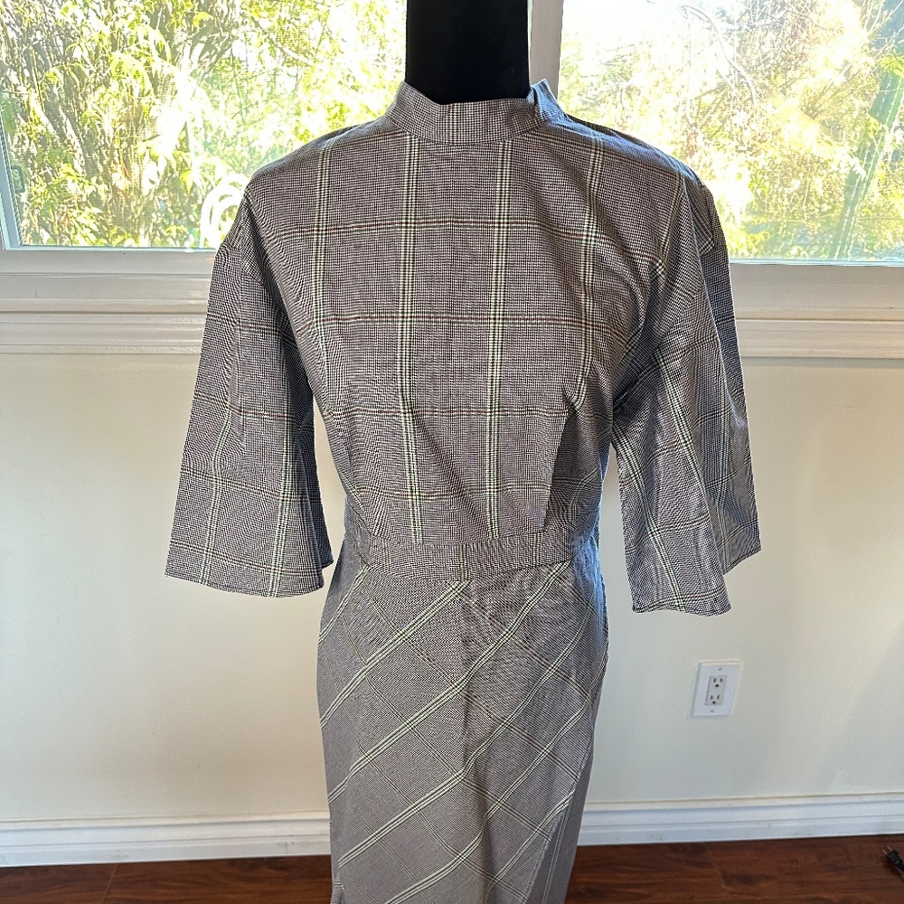 Glen Plaid Dress - Who What Wear (M)